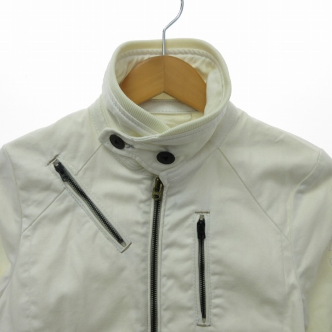 G-STAR RAW(ジースター)のジースターロウ ブルゾン ジャケット ロゴ刺繡 白 XS ■GY31 メンズのジャケット/アウター(ブルゾン)の商品写真