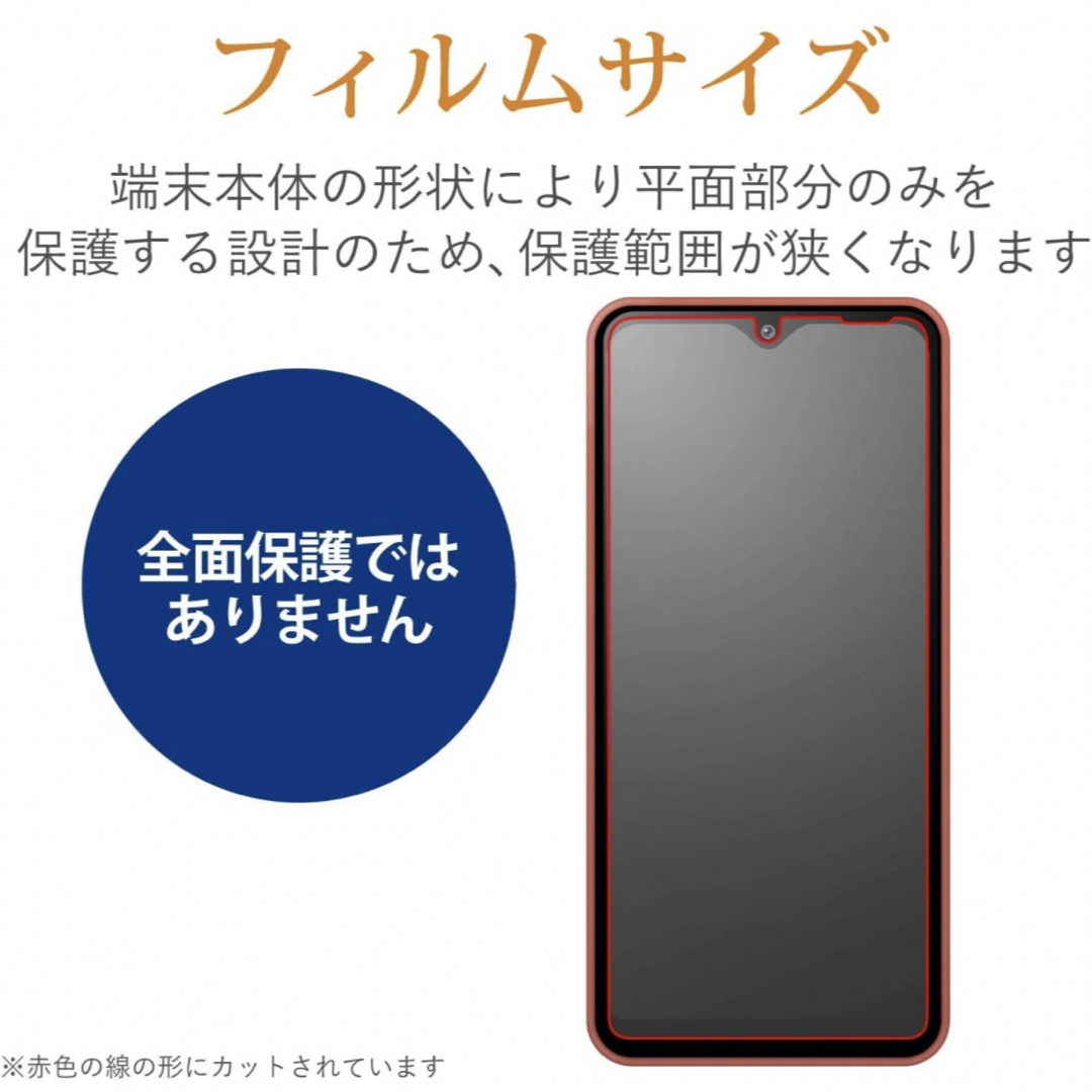 ELECOM(エレコム)のエレコム Galaxy A21(シンプル) フィルム 指紋防止 反射防止 スマホ/家電/カメラのスマホアクセサリー(保護フィルム)の商品写真