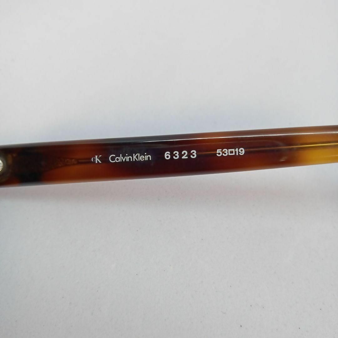 Calvin Klein(カルバンクライン)の518超美品　カルバンクライン　サングラス　メガネ　眼鏡　度弱　6323 その他のその他(その他)の商品写真