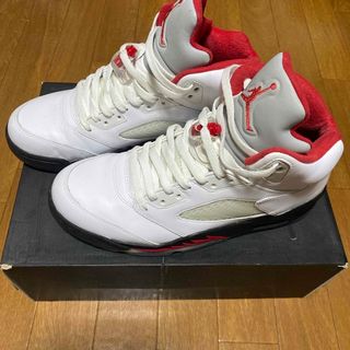 ジョーダン(Jordan Brand（NIKE）)のAIR JORDAN5 FIRE RED 27.5cm(スニーカー)