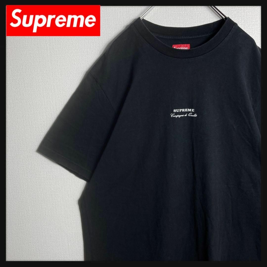 Supreme(シュプリーム)の【人気Lサイズ】シュプリーム　センターロゴ入り定番カラーTシャツ　即完売モデル メンズのトップス(Tシャツ/カットソー(半袖/袖なし))の商品写真