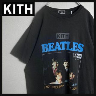 キス(KITH)の【人気Lサイズ】KITH BEATLES Tシャツ コラボ ビッグロゴ 入手困難(Tシャツ/カットソー(半袖/袖なし))