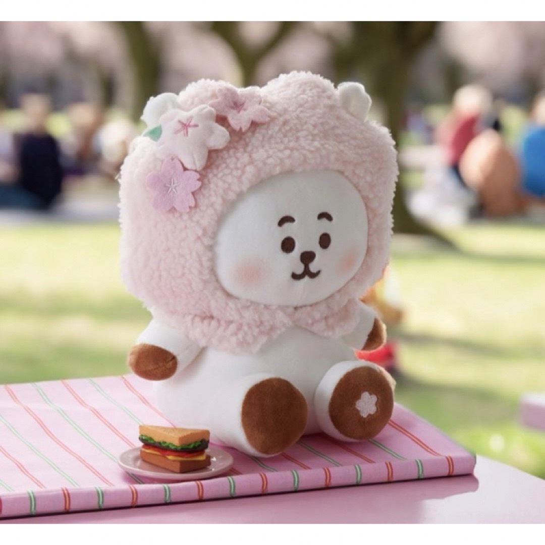 新品未開封　BTS BT21 SPRING DAYS ボムナル ぬいぐるみ RJ エンタメ/ホビーのタレントグッズ(アイドルグッズ)の商品写真