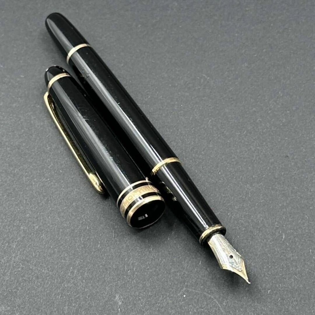 MONTBLANC(モンブラン)のMONTBLANC 万年筆 マイスターシュテュック 14K ブラック インテリア/住まい/日用品の文房具(ペン/マーカー)の商品写真