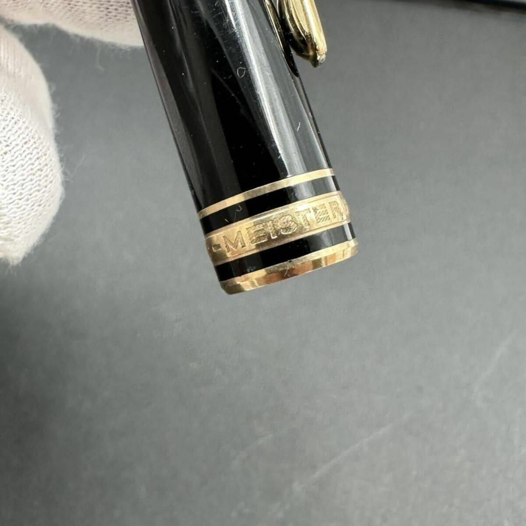 MONTBLANC(モンブラン)のMONTBLANC 万年筆 マイスターシュテュック 14K ブラック インテリア/住まい/日用品の文房具(ペン/マーカー)の商品写真