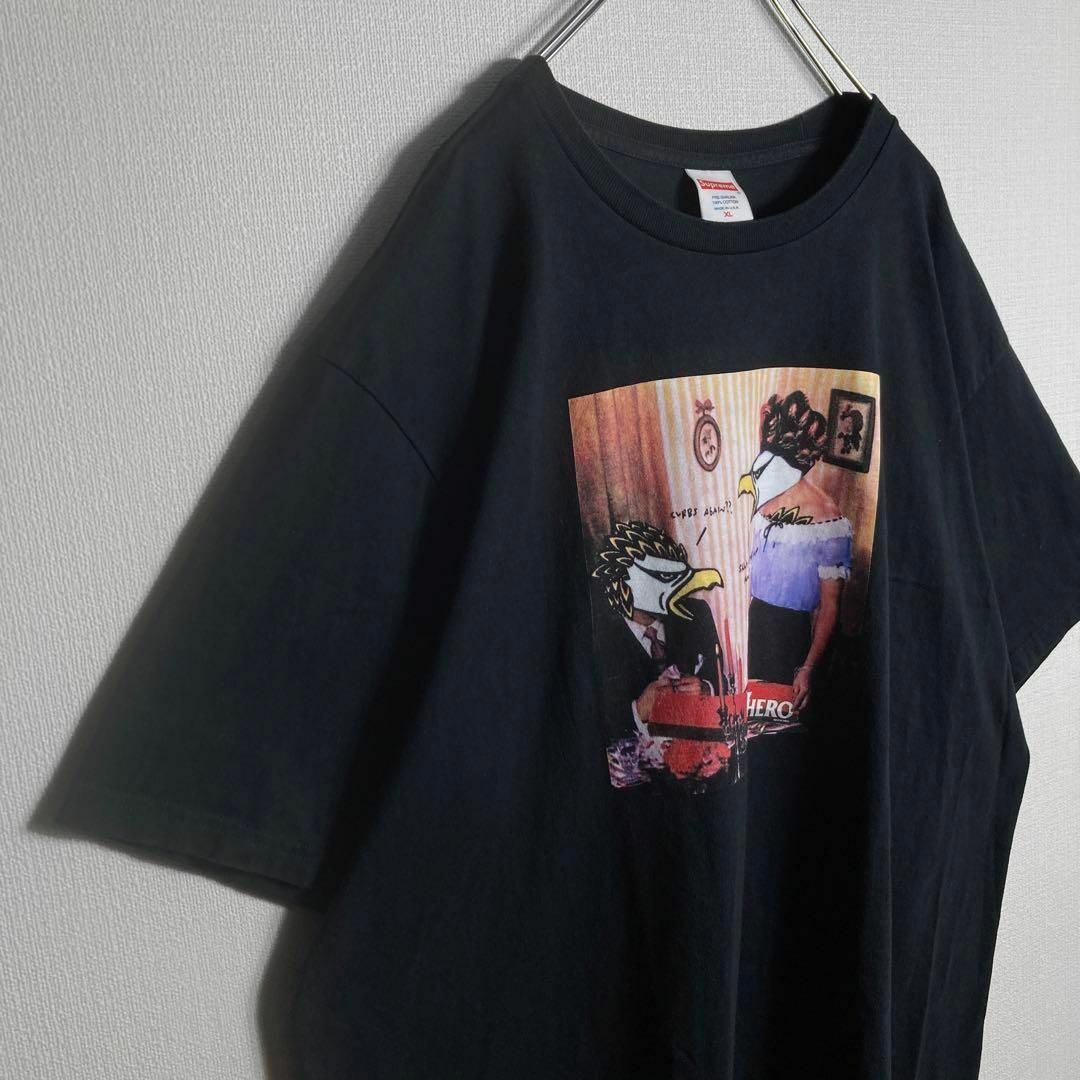 Supreme(シュプリーム)の【美品】シュプリーム　ワンポイントロゴ入り定番カラーTシャツ　希少XLサイズ メンズのトップス(Tシャツ/カットソー(半袖/袖なし))の商品写真