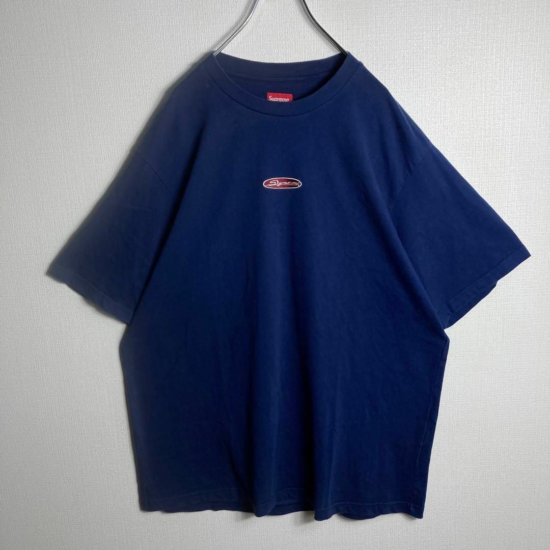 Supreme(シュプリーム)の【希少XLサイズ】シュプリーム　センター刺繍ロゴ　Tシャツ　即完売モデル メンズのトップス(Tシャツ/カットソー(半袖/袖なし))の商品写真