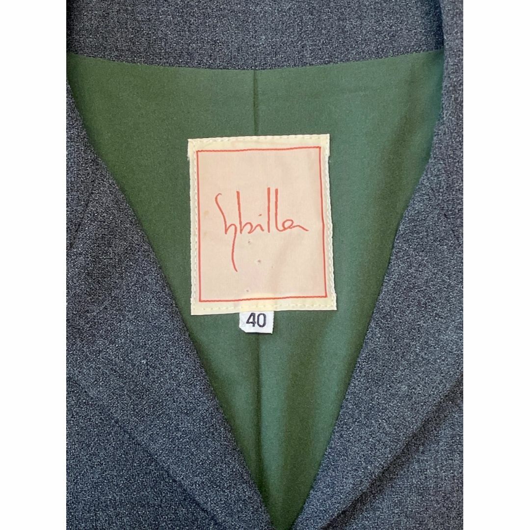 Sybilla(シビラ)のSybilla シビラ ホコモモラ グレー テーラードジャケット レディースのジャケット/アウター(テーラードジャケット)の商品写真