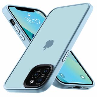 【色:ライトブルー】COSOIK iPhone 13 Pro Max 用 ケース(その他)