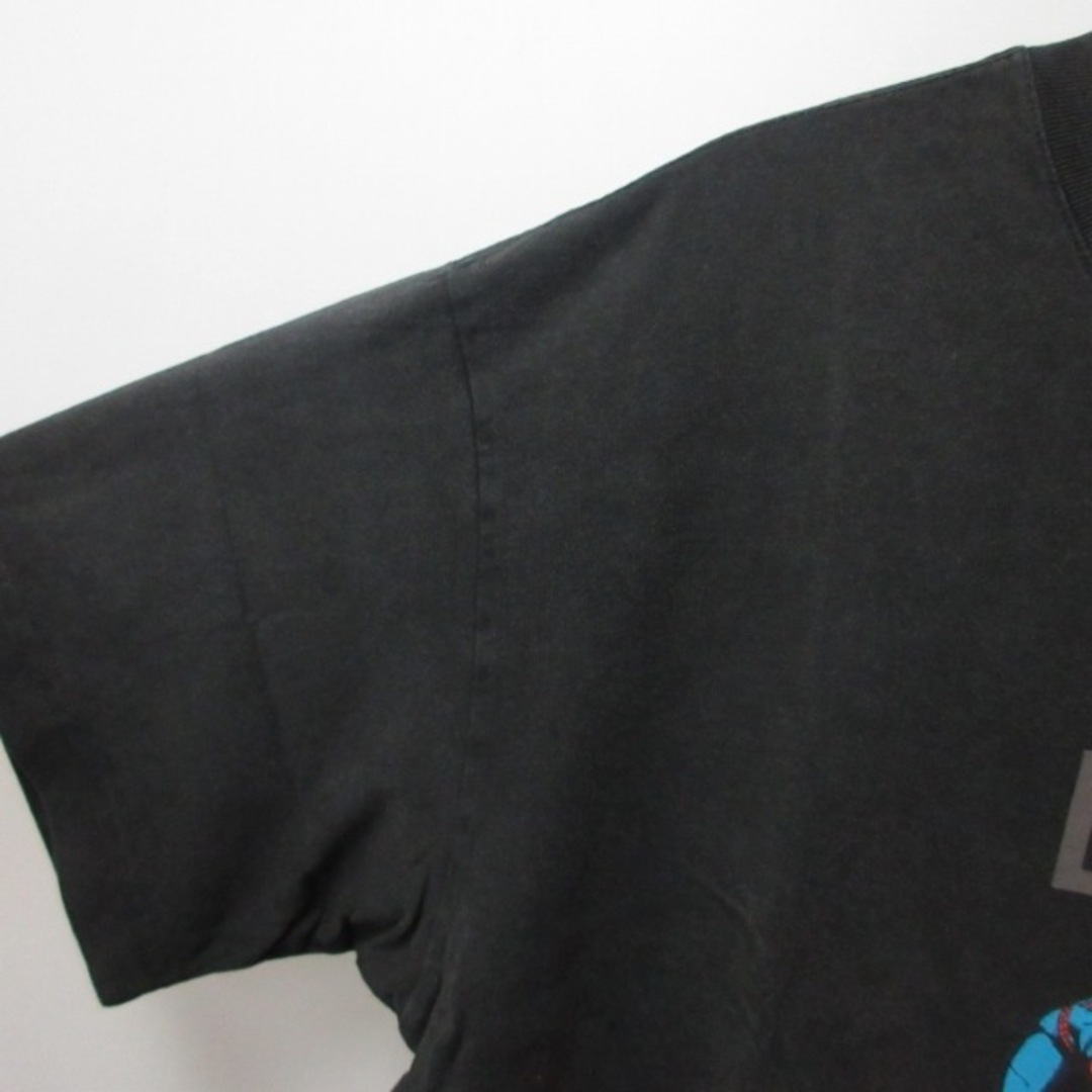 キス ×スパイダーマン タグ付 アベンジャーズ Tシャツ カットソー 黒 L メンズのトップス(Tシャツ/カットソー(半袖/袖なし))の商品写真