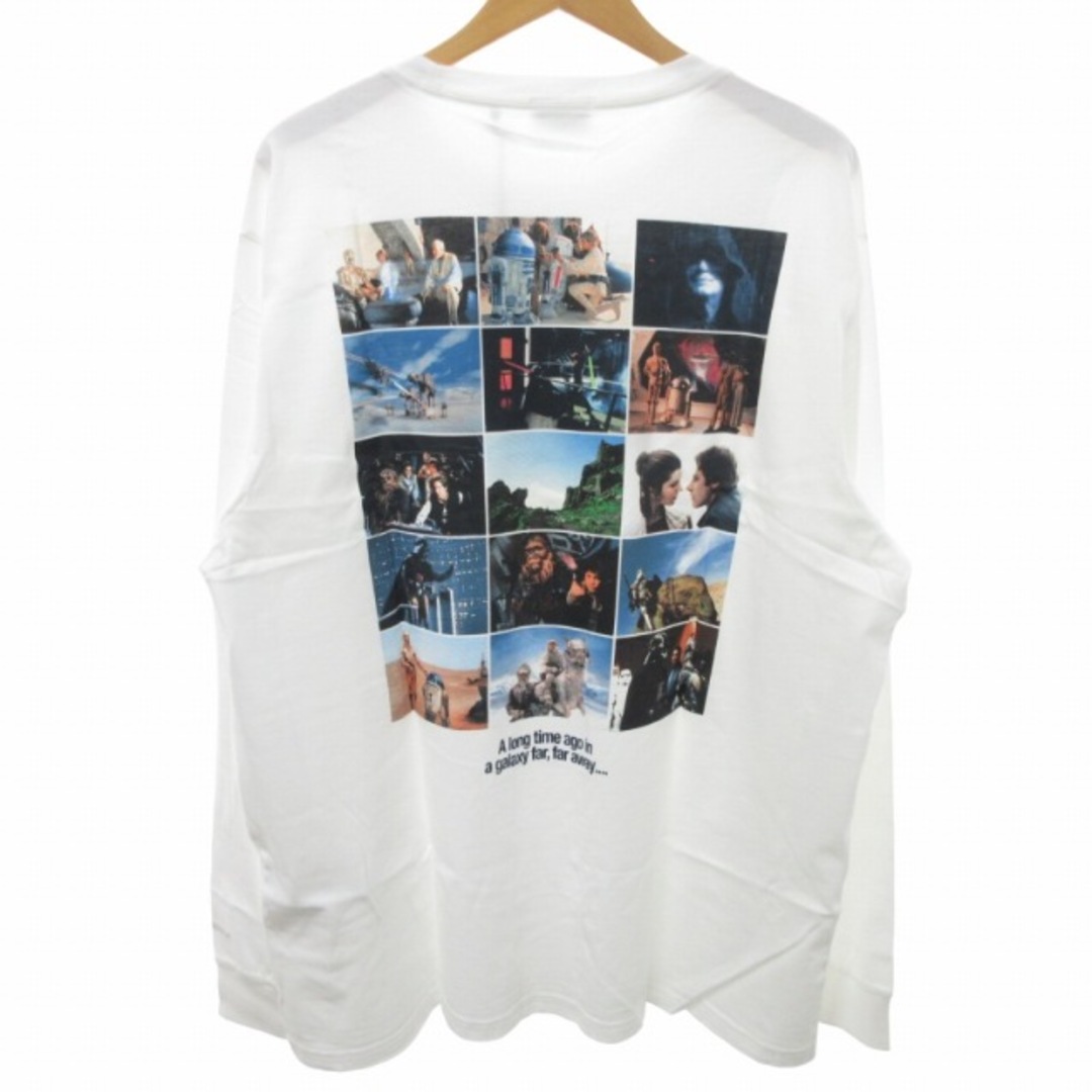 KITH×スターウォーズ タグ付 21AW ハイライト Tシャツ 長袖 白 XL メンズのトップス(Tシャツ/カットソー(七分/長袖))の商品写真
