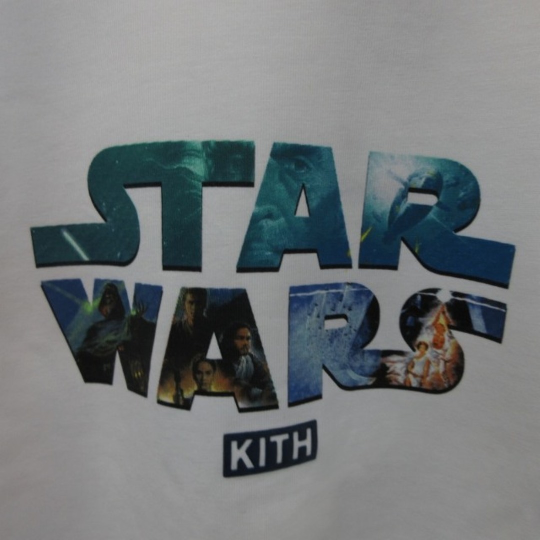 KITH×スターウォーズ タグ付 21AW ハイライト Tシャツ 長袖 白 XL メンズのトップス(Tシャツ/カットソー(七分/長袖))の商品写真