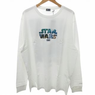 KITH×スターウォーズ タグ付 21AW ハイライト Tシャツ 長袖 白 XL(Tシャツ/カットソー(七分/長袖))