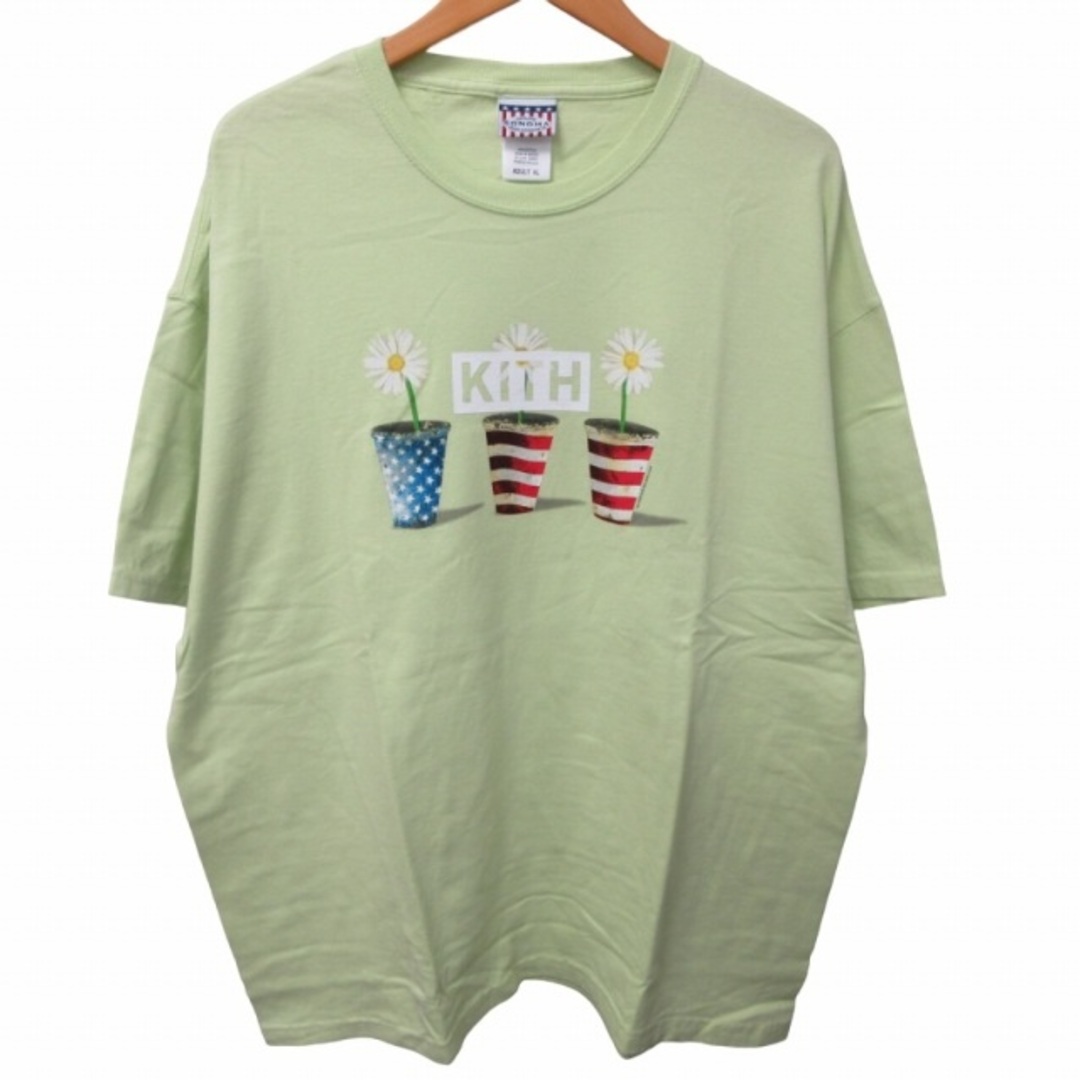 キス タグ付 ゲリラヴィンテージ SONOMA Tシャツ カットソー 緑系 XL メンズのトップス(Tシャツ/カットソー(半袖/袖なし))の商品写真