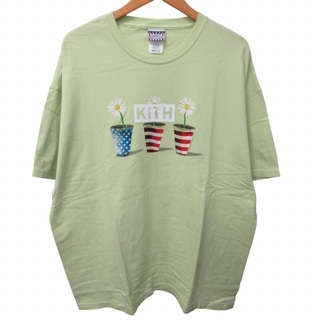 キス タグ付 ゲリラヴィンテージ SONOMA Tシャツ カットソー 緑系 XL(Tシャツ/カットソー(半袖/袖なし))