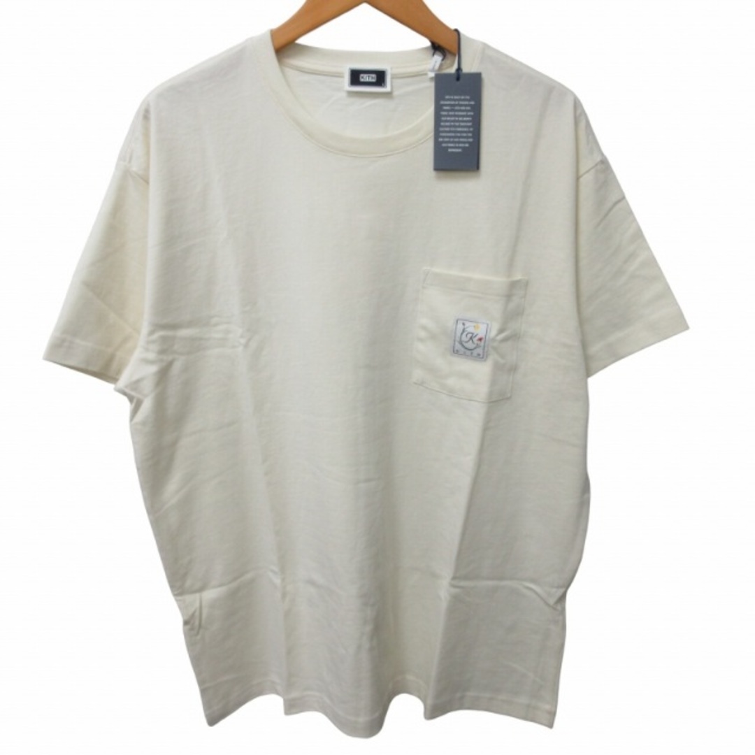 キス タグ付 23年製 ヴィンテージ Tシャツ カットソー 半袖 ベージュ L メンズのトップス(Tシャツ/カットソー(半袖/袖なし))の商品写真