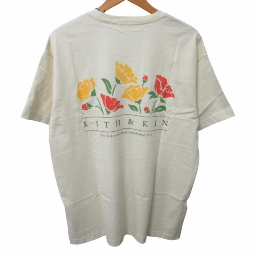 キス タグ付 23年製 ヴィンテージ Tシャツ カットソー 半袖 ベージュ L メンズのトップス(Tシャツ/カットソー(半袖/袖なし))の商品写真