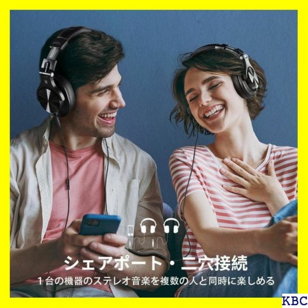 OneOdio A71 ヘッドホン 有線 40mmドラ 習 MP3/4用 95 スマホ/家電/カメラのスマホ/家電/カメラ その他(その他)の商品写真