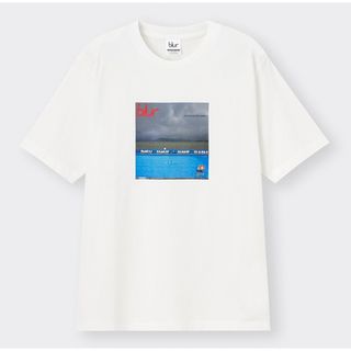 ジーユー(GU)の【GU】 Blur  MUSICグラフィックTシャツ(3XL/00 White)(Tシャツ/カットソー(半袖/袖なし))