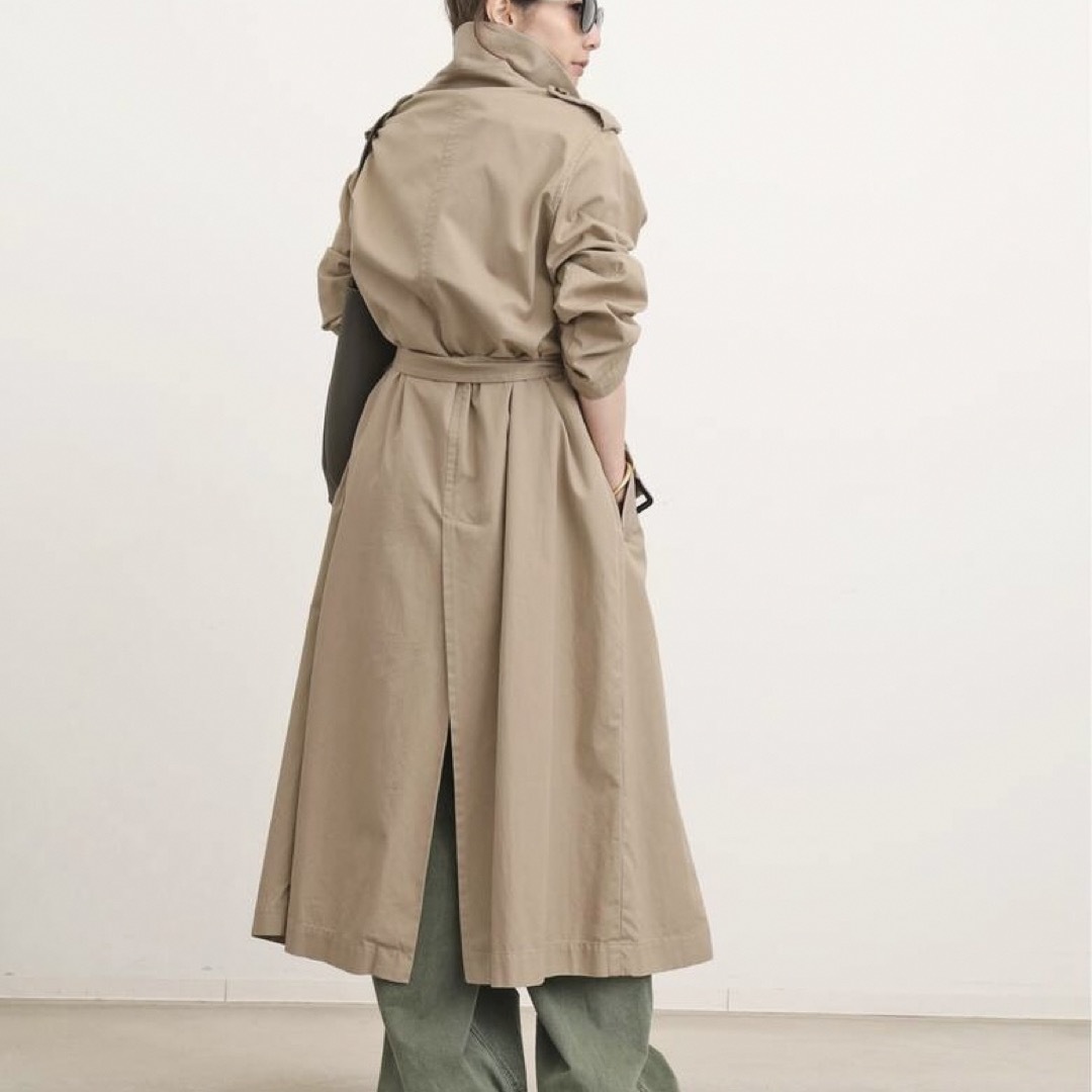 L'Appartement DEUXIEME CLASSE(アパルトモンドゥーズィエムクラス)の【L'Appartement】Oversize Trench Coat レディースのジャケット/アウター(トレンチコート)の商品写真