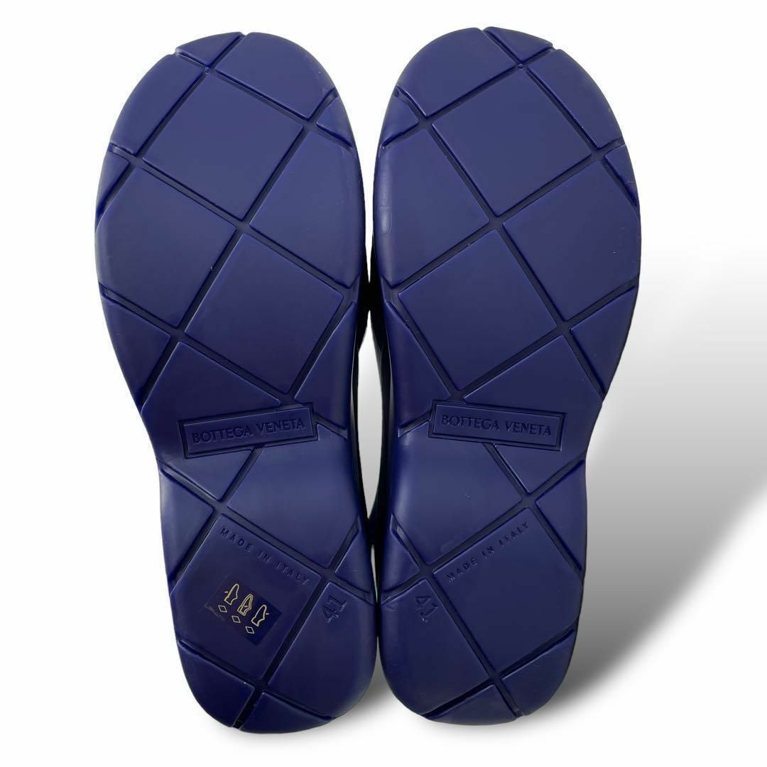 Bottega Veneta(ボッテガヴェネタ)の未使用品 ボッテガヴェネタ パドルブーツ レインブーツ ゴム ランウェイ ブルー メンズの靴/シューズ(ブーツ)の商品写真