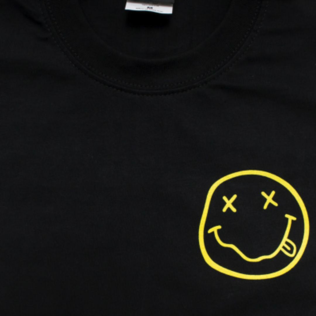 新品 ニルヴァーナ ロック Tシャツ イエローロゴ ag3-0011/S～XL　 メンズのトップス(Tシャツ/カットソー(半袖/袖なし))の商品写真