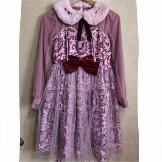 アンジェリックプリティー(Angelic Pretty)の本日まで値下げ⭐︎レオパード柄ワンピース(ひざ丈ワンピース)