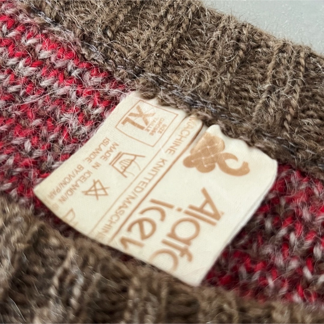 【SALE】 80’s “Alafoss icewool” knit EU古着 メンズのトップス(Tシャツ/カットソー(半袖/袖なし))の商品写真