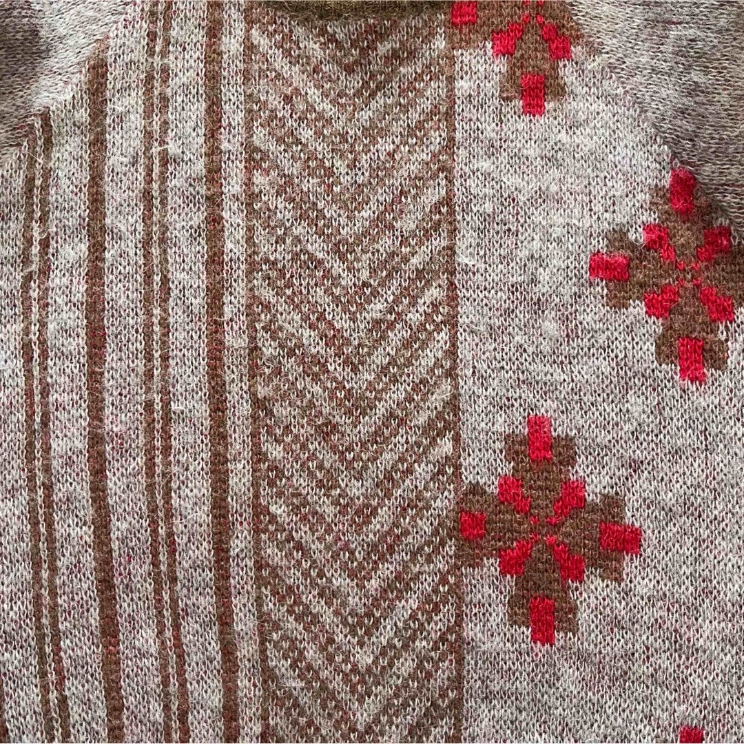【SALE】 80’s “Alafoss icewool” knit EU古着 メンズのトップス(Tシャツ/カットソー(半袖/袖なし))の商品写真