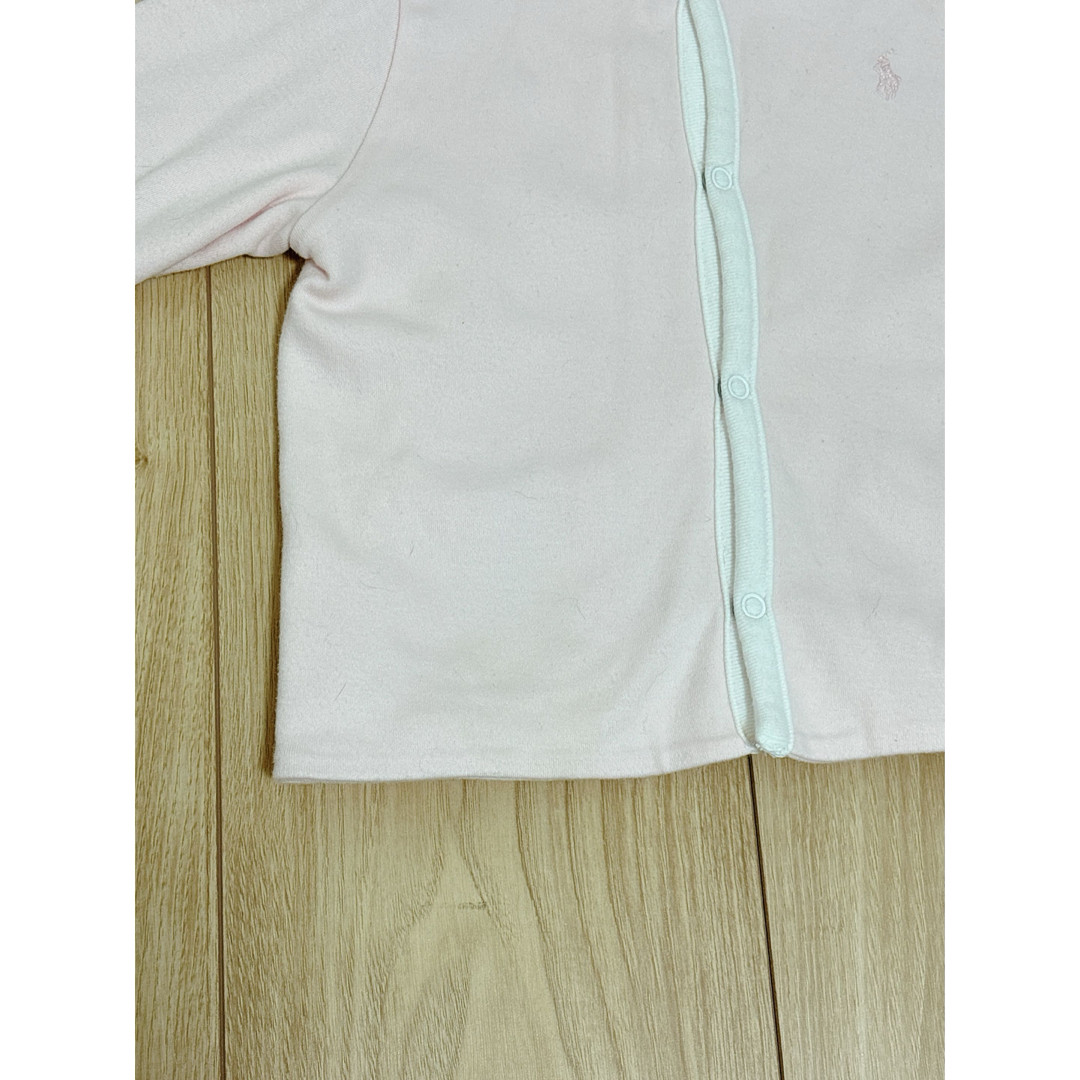 POLO RALPH LAUREN(ポロラルフローレン)のラルフローレン　カーデガン　羽織　パーカー　リバーシブル　女の子 キッズ/ベビー/マタニティのベビー服(~85cm)(ジャケット/コート)の商品写真