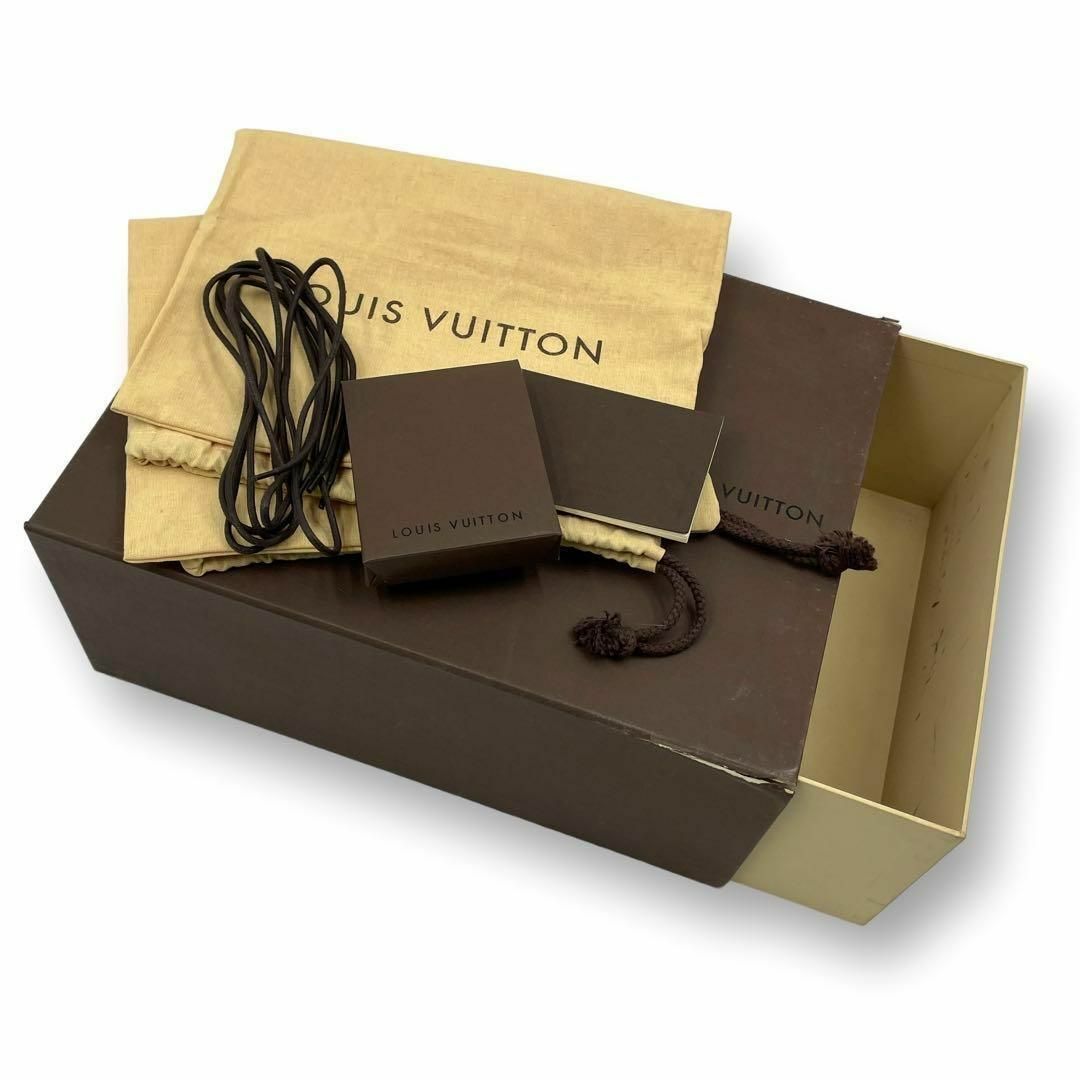 LOUIS VUITTON(ルイヴィトン)の付属品完備 ルイヴィトン トレッキングシューズ 登山靴 ロゴ 24.5㎝ 茶 レディースの靴/シューズ(スニーカー)の商品写真