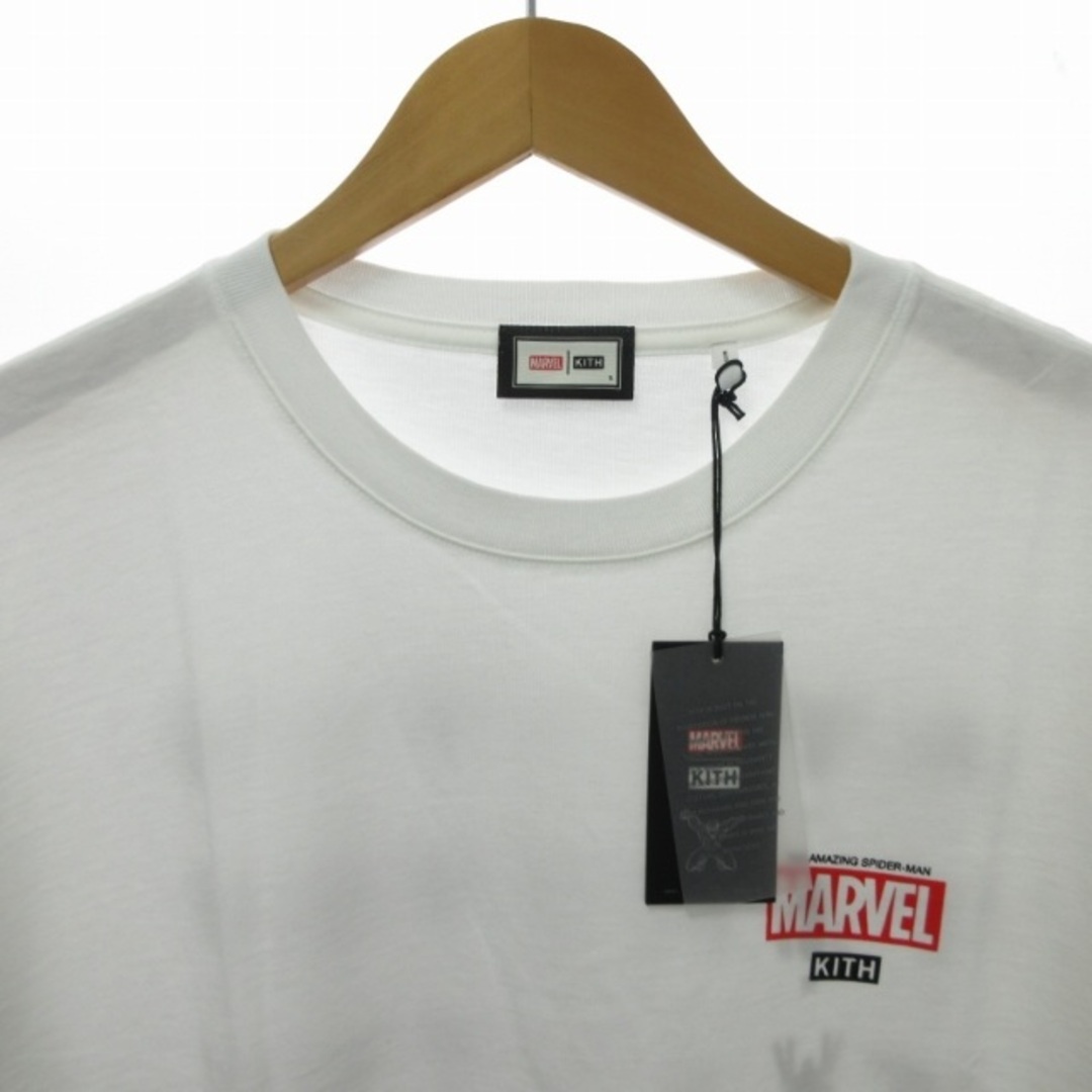 キス×スパイダーマン MARVEL タグ付 Tシャツ カットソー 白 L メンズのトップス(Tシャツ/カットソー(半袖/袖なし))の商品写真