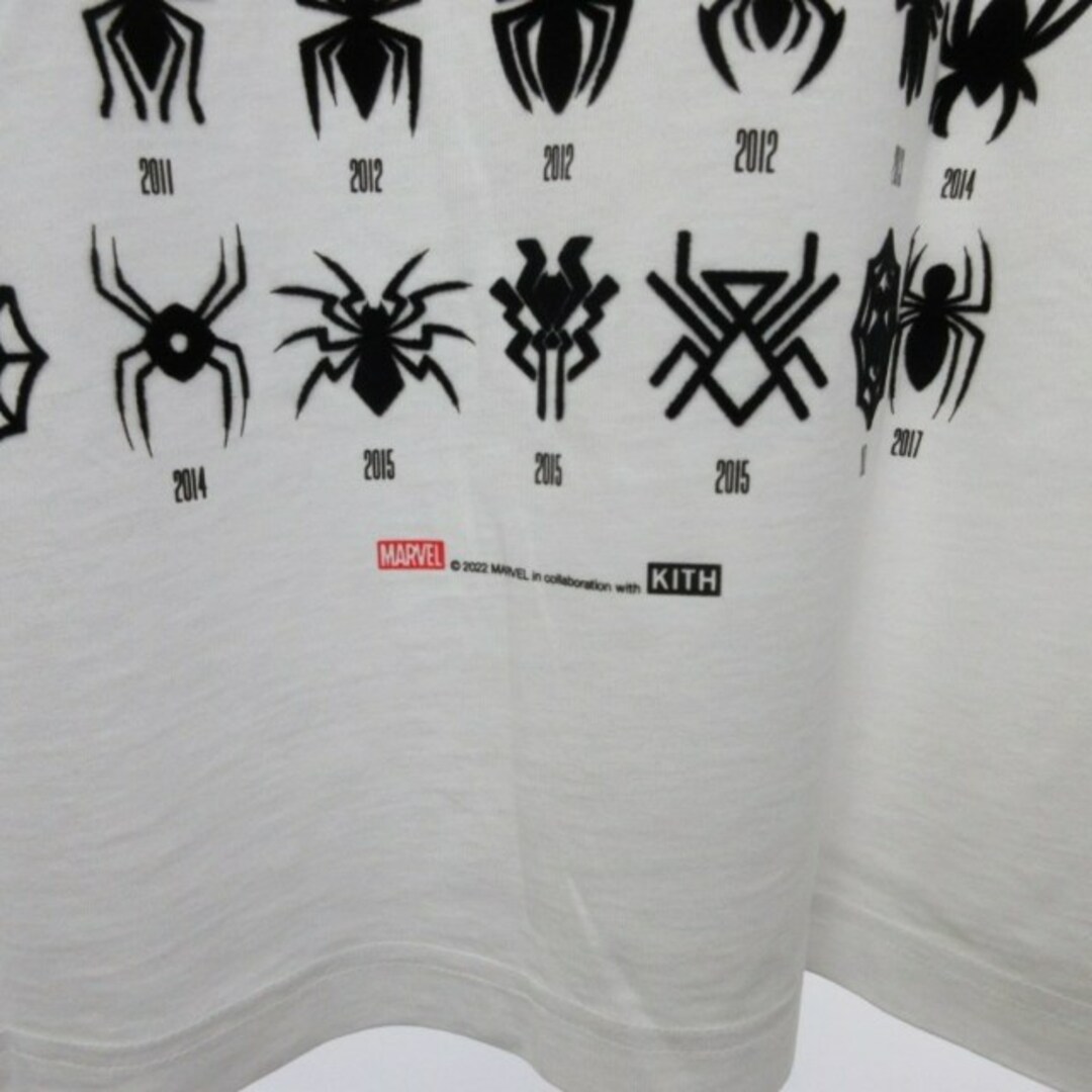 キス×スパイダーマン MARVEL タグ付 Tシャツ カットソー 白 L メンズのトップス(Tシャツ/カットソー(半袖/袖なし))の商品写真