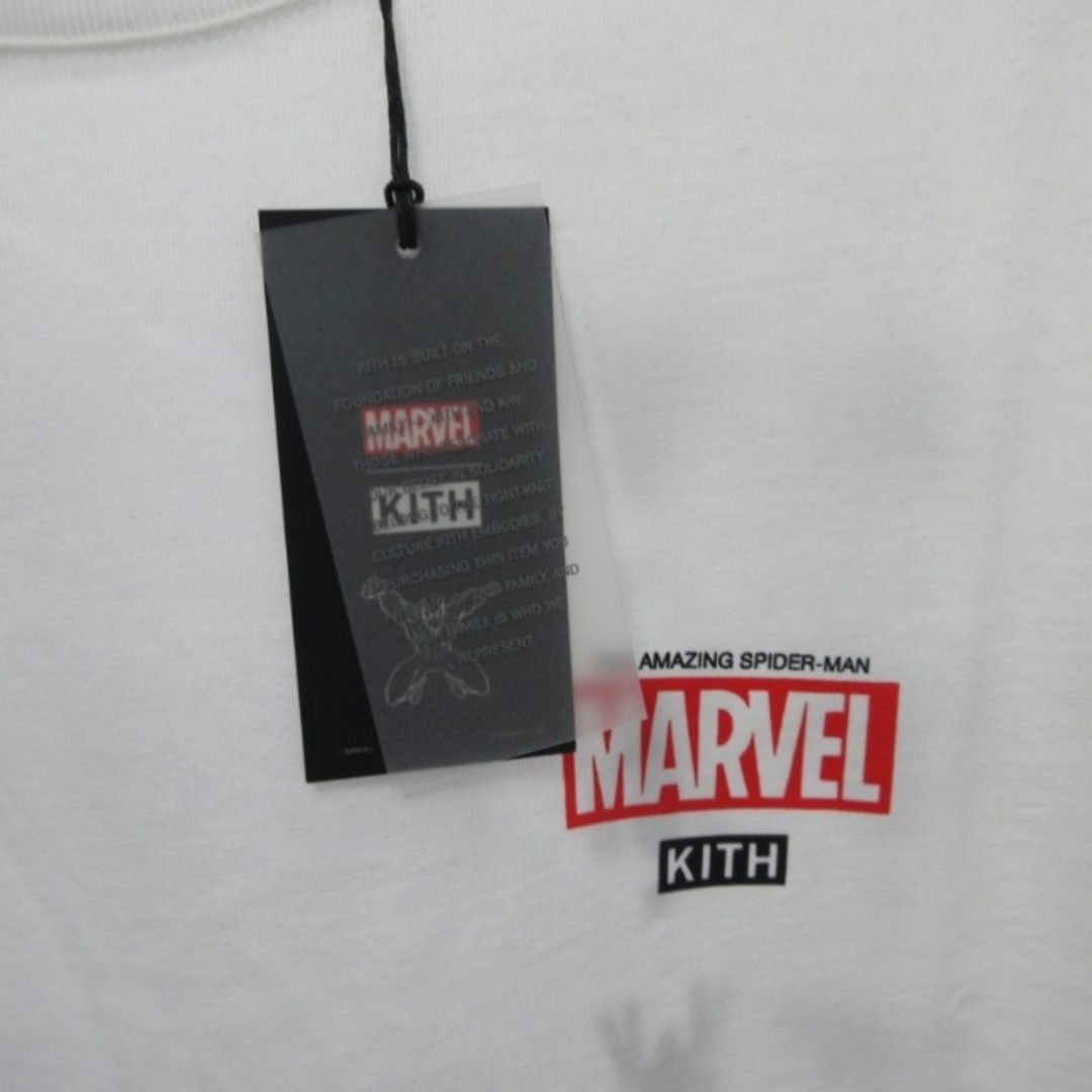 キス×スパイダーマン MARVEL タグ付 Tシャツ カットソー 白 L メンズのトップス(Tシャツ/カットソー(半袖/袖なし))の商品写真