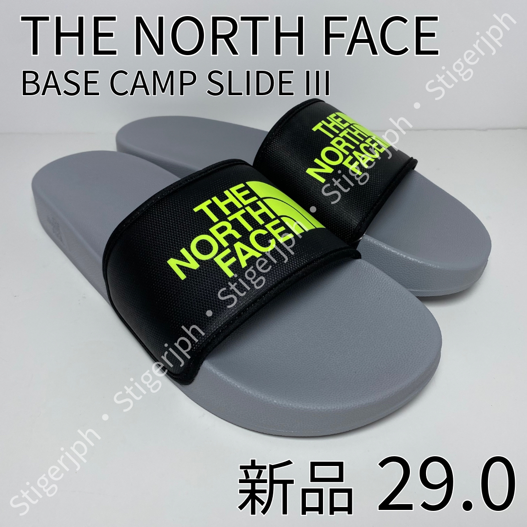 THE NORTH FACE(ザノースフェイス)のザノースフェイス　ベースキャンプスライド III グレー　イエロー　29CM メンズの靴/シューズ(サンダル)の商品写真