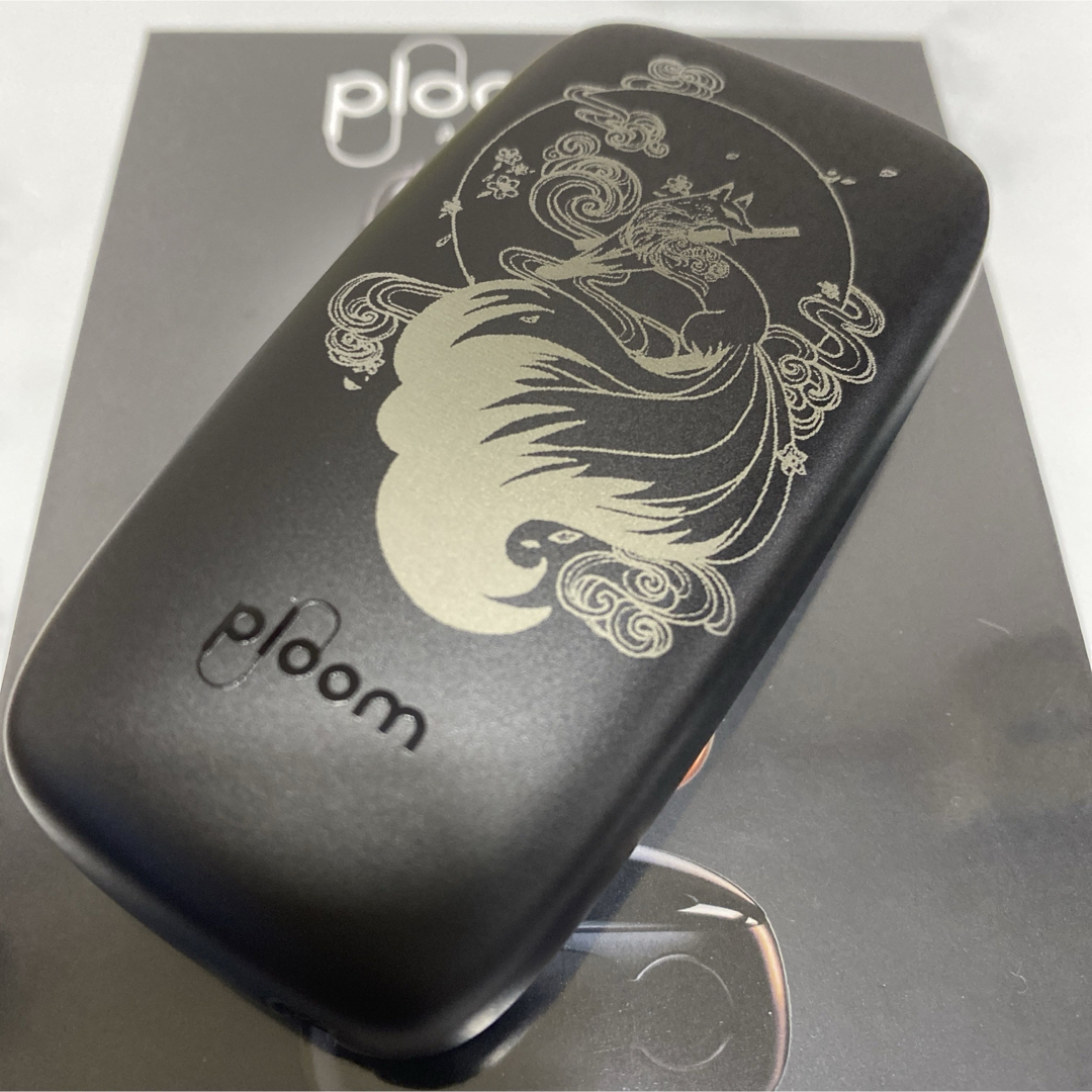 PloomTECH(プルームテック)の九尾 狐 デザイン プルームエックス Ploom X アドバンスド 本体 黒 メンズのファッション小物(タバコグッズ)の商品写真