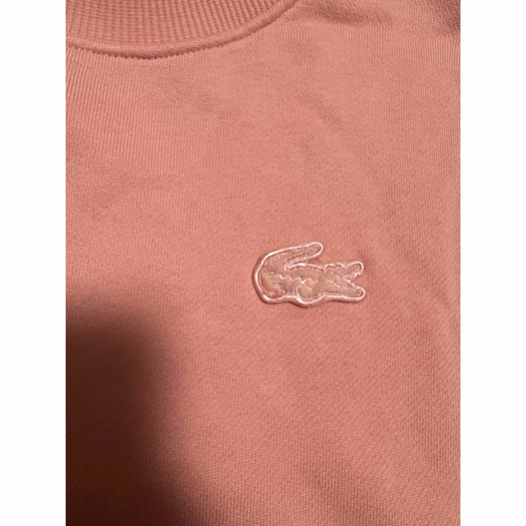 LACOSTE L!VE(ラコステライブ)のラコステ ライブ Lacoste L!VE トレーナー  ピンク　サイズ34 レディースのトップス(トレーナー/スウェット)の商品写真