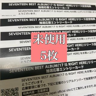 SEVENTEEN エントリーカード(アイドルグッズ)