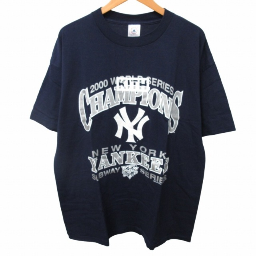 キス タグ付 ゲリラヴィンテージ ヤンキース Tシャツ カットソー 紺 XL メンズのトップス(Tシャツ/カットソー(半袖/袖なし))の商品写真