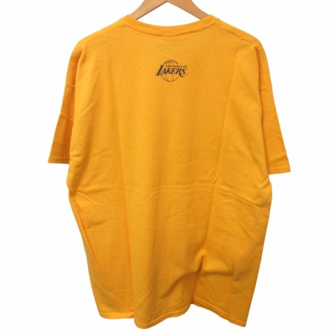 キス タグ付 ゲリラヴィンテージ LAKERS Tシャツ カットソー 黄 XL メンズのトップス(Tシャツ/カットソー(半袖/袖なし))の商品写真