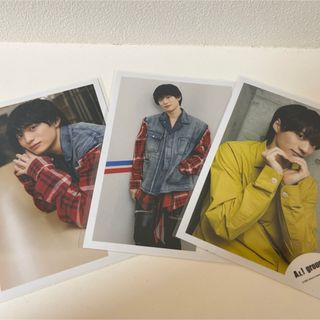 ジャニーズ(Johnny's)の福本大晴　公式写真　3枚(アイドルグッズ)