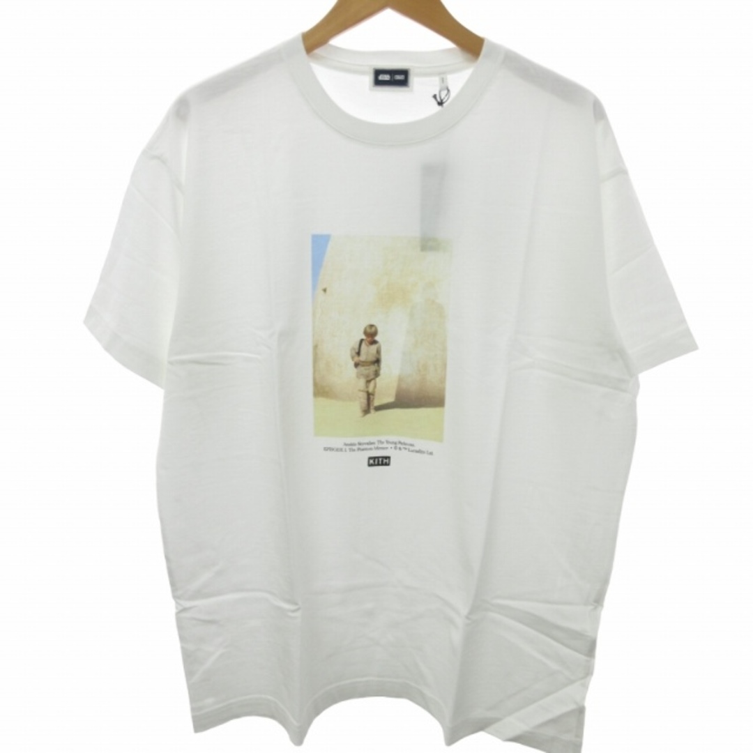 KITH×スターウォーズ タグ付 EP1 アナキンヴィンテージ Tシャツ 白 L メンズのトップス(Tシャツ/カットソー(半袖/袖なし))の商品写真