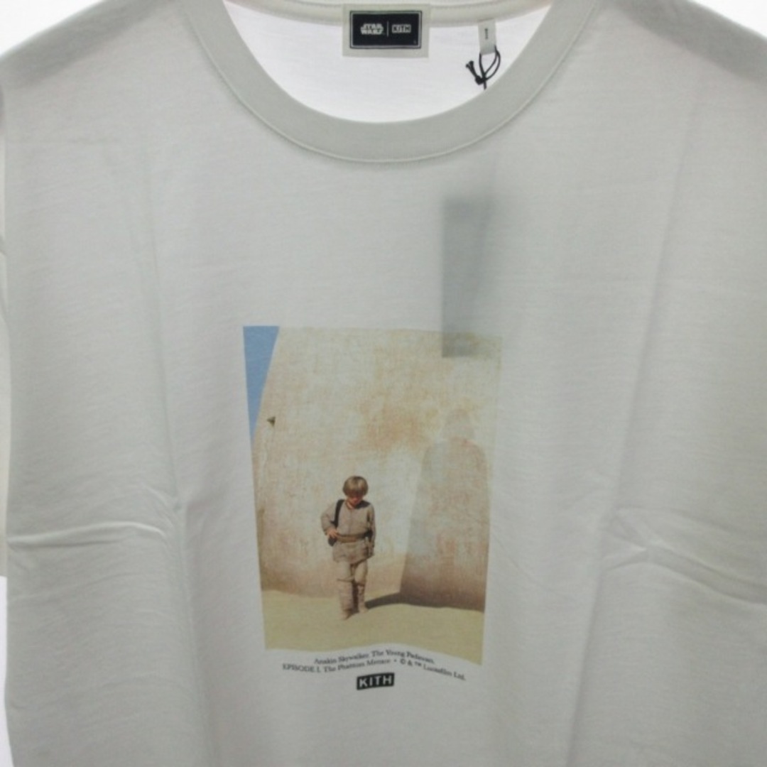 KITH×スターウォーズ タグ付 EP1 アナキンヴィンテージ Tシャツ 白 L メンズのトップス(Tシャツ/カットソー(半袖/袖なし))の商品写真