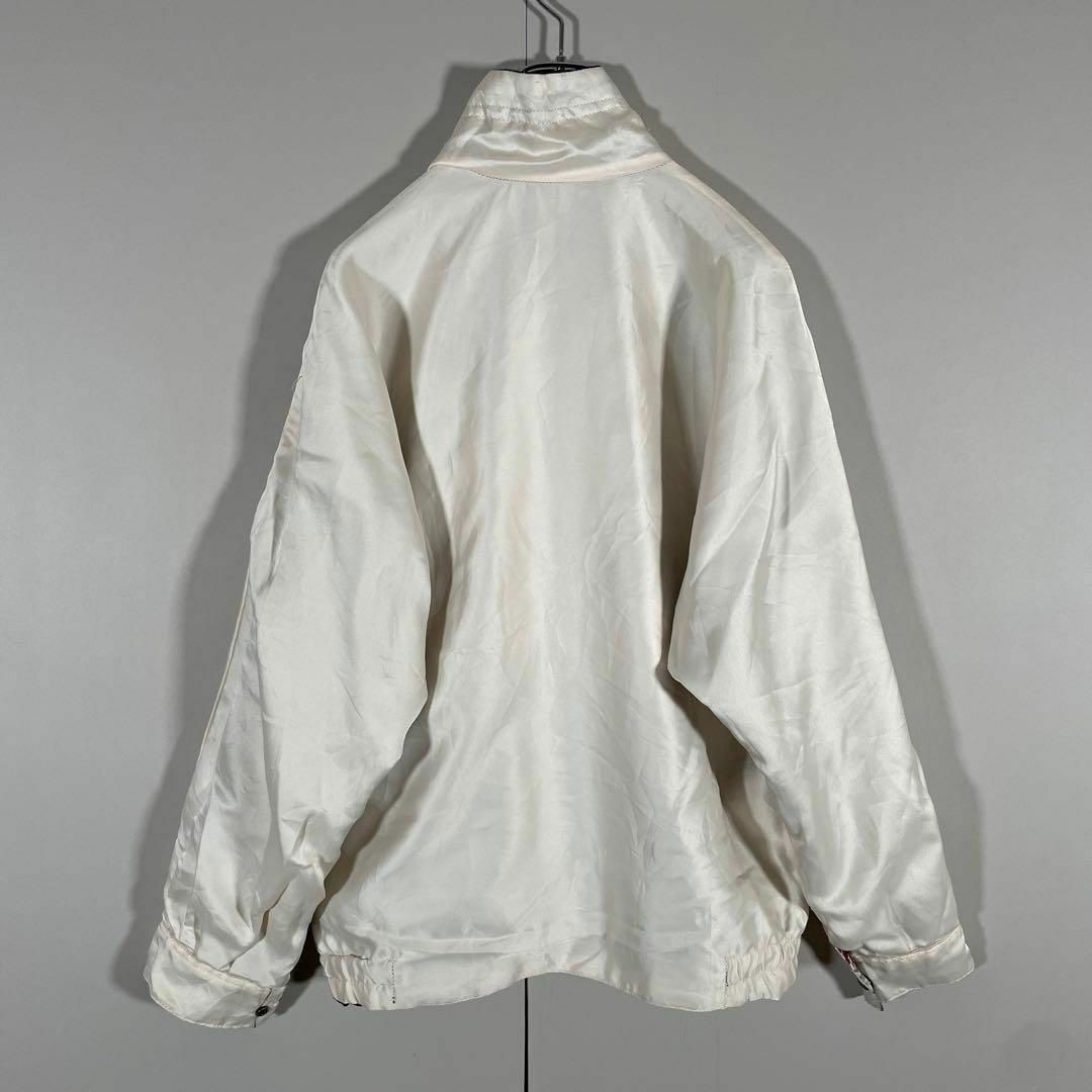 【高級感抜群フラワーデザイン、リバーシブル】vintage一点ものレトロ90s メンズのジャケット/アウター(ナイロンジャケット)の商品写真