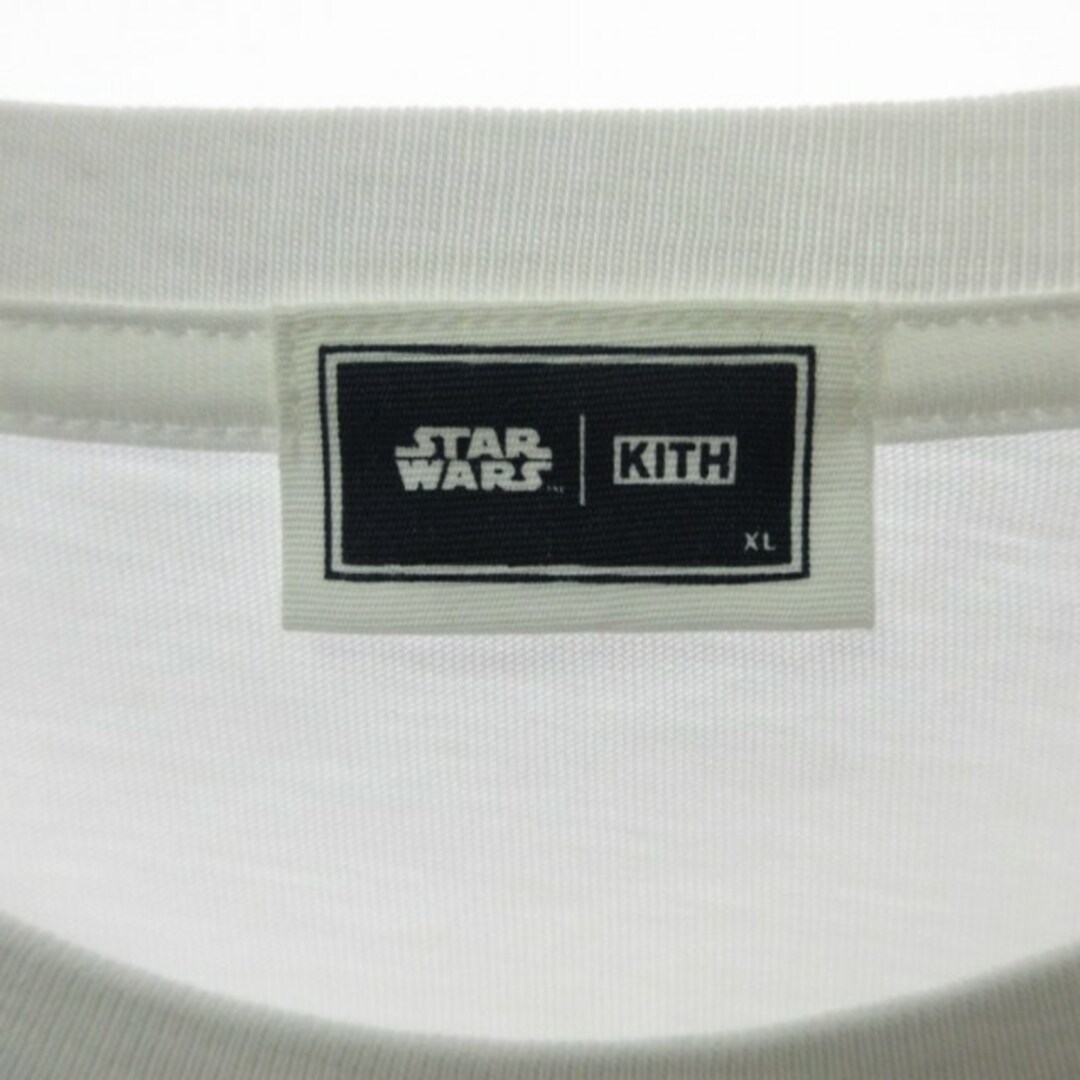KITH×スターウォーズ タグ付 EP4 新たなる希望 Tシャツ 半袖 白 XL メンズのトップス(Tシャツ/カットソー(半袖/袖なし))の商品写真