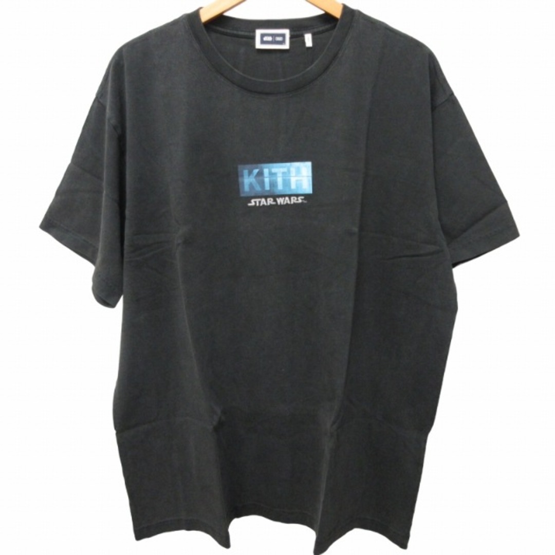 KITH×スターウォーズ タグ付 デス・スター ヴィンテージ Tシャツ 黒 XL メンズのトップス(Tシャツ/カットソー(半袖/袖なし))の商品写真