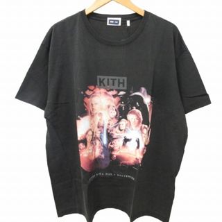 KITH×STAR WARS 21AW ビギニングヴィンテージTシャツ 黒 XL(Tシャツ/カットソー(半袖/袖なし))