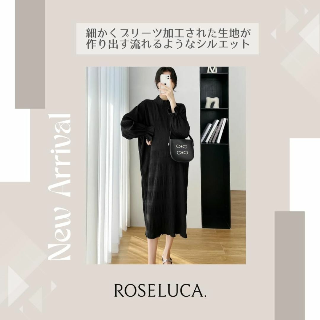 [ROSELUCA.] シフォン ワンピース マタニティ 春 ロング Aライン  レディースのファッション小物(その他)の商品写真