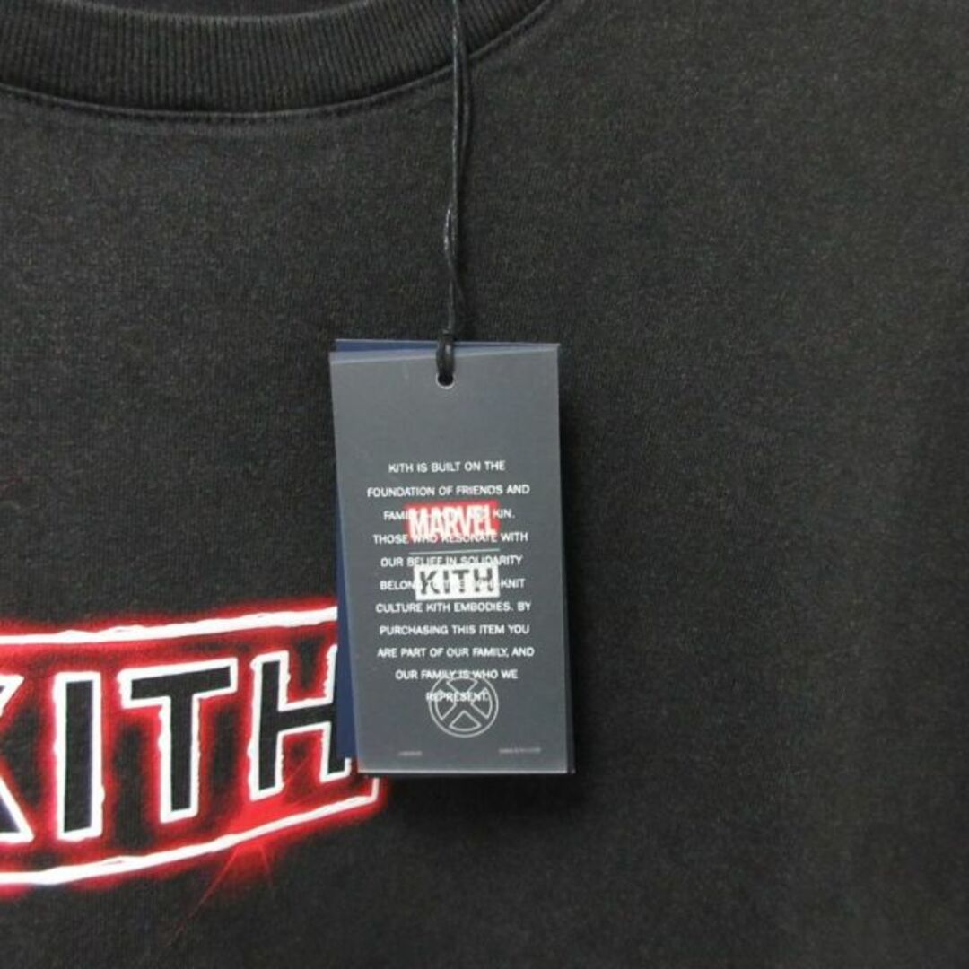 キス×XMEN タグ付 MARVEL Tシャツ カットソー 半袖 黒 L メンズのトップス(Tシャツ/カットソー(半袖/袖なし))の商品写真
