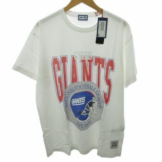 キス×NFL タグ付 23年製 GIANTS VINTAGE Tシャツ 白 L(Tシャツ/カットソー(半袖/袖なし))